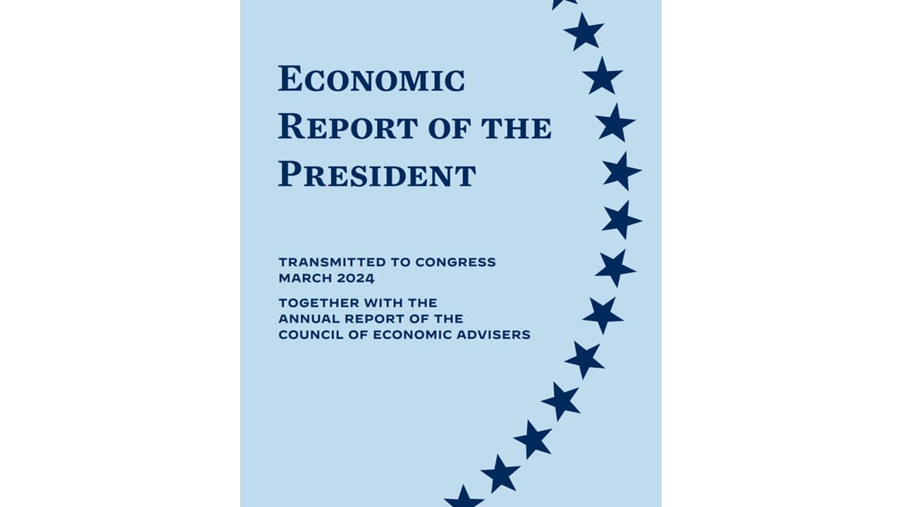 Picture of the front cover of the 2024 Economic Report of the President