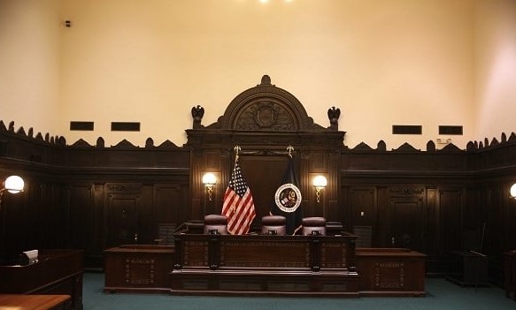 Picture of the West Court Room of United States Court of Appeals for the Fifth Circuit