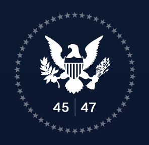 Snapshot of President Trumps insignia from the White House Website